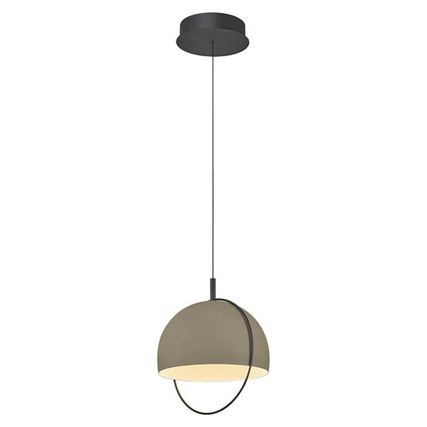 Hell LED Pendelleuchte Hoop dimmbar 15W warmweiss 90Ra B-Link Olivgrün Ø30cm 20694/1-43