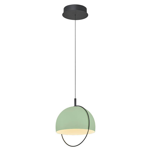 Hell LED Pendelleuchte Hoop dimmbar 15W warmweiss 90Ra B-Link Mintgrün Ø30cm 20694/1-57