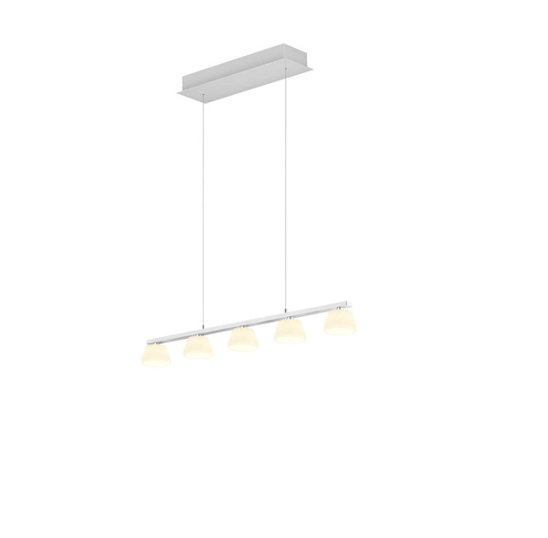Hell Jane LED Pendelleuchte 5-fach steuerbare Lichtfarbe Dimmbar 60-180cm >90Ra Alu 20702/5-37