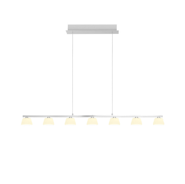 Hell Jane LED Pendelleuchte 7-fach steuerbare Lichtfarbe Dimmbar 60-180cm >90Ra Alu 20703/7-37