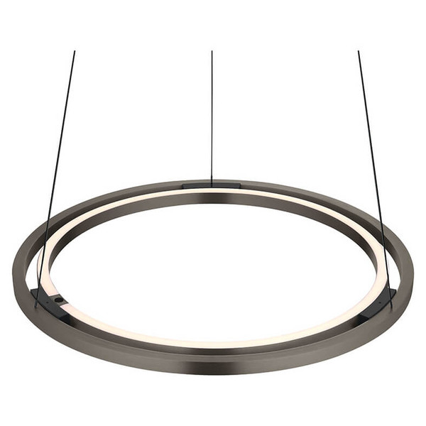 Hell LED Pendelleuchte Ringo dimmbar 42,5W CCT steuerbare Lichtfarbe 3-stufig extrawarm- bis neutralweiss 90Ra Bronze Ø60cm 20714/1-15