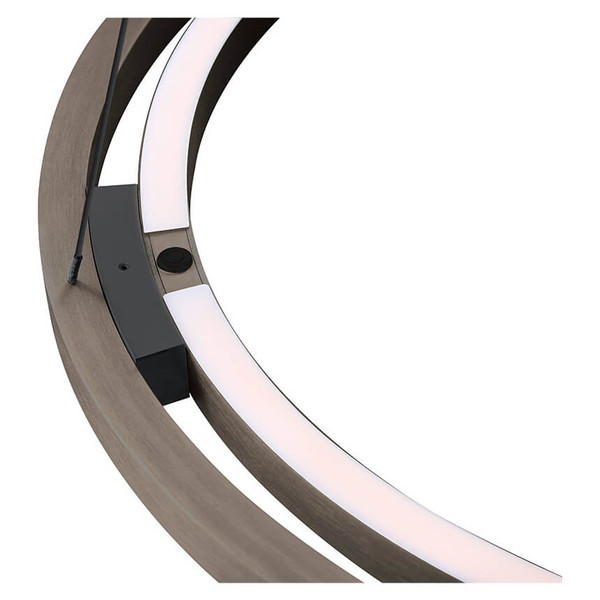 Hell LED Pendelleuchte Ringo dimmbar 42,5W CCT steuerbare Lichtfarbe 3-stufig extrawarm- bis neutralweiss 90Ra Bronze Ø60cm 20714/1-15
