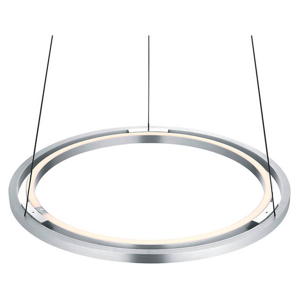 Hell LED Pendelleuchte Ringo dimmbar 42,5W CCT steuerbare Lichtfarbe 3-stufig extrawarm- bis neutralweiss 90Ra Alu Ø60cm 20714/1-36