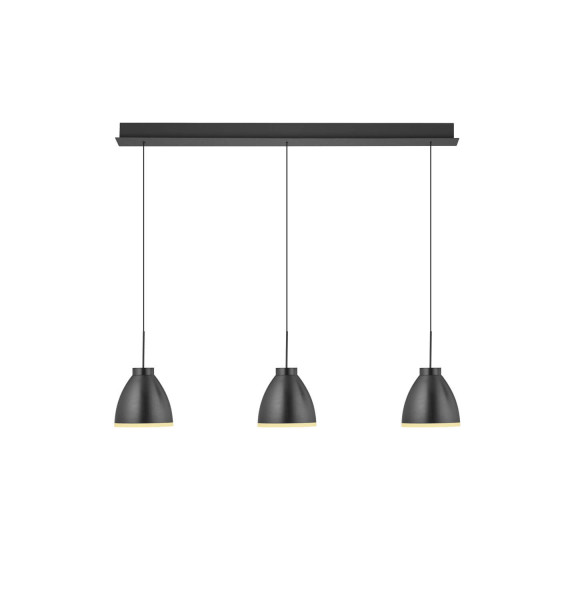 Hell Henry LED Pendelleuchte 3-fach Warmweiß Dimmbar 30-150cm >90Ra Anthrazit 20721/3-39