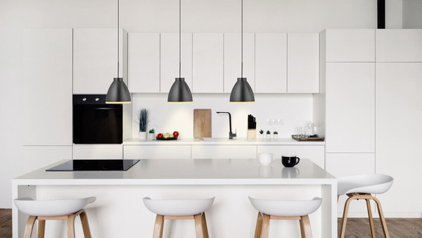 Hell Henry LED Pendelleuchte 3-fach Warmweiß Dimmbar 30-150cm >90Ra Anthrazit 20721/3-39