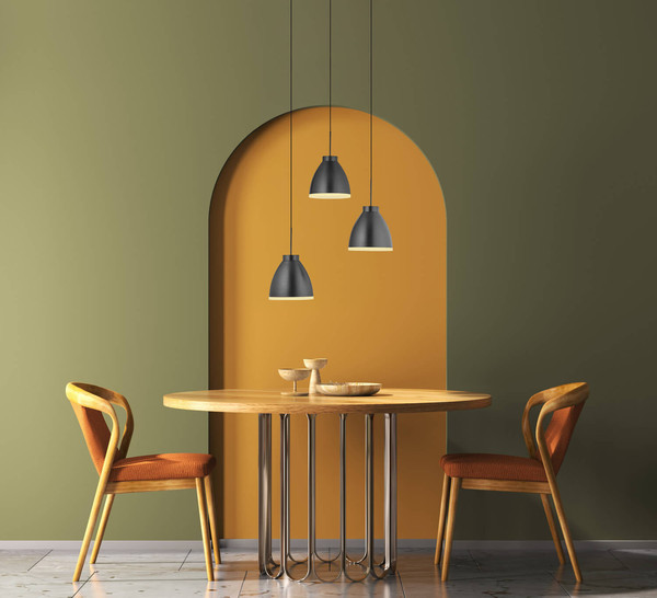 Hell Henry LED Pendelleuchte 3-fach Warmweiß Dimmbar 30-150cm >90Ra Anthrazit 20722/3-39