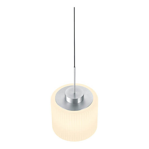 Hell LED Pendelleuchte Elli dimmbar 18W warmweiss 90Ra B-Link Alu Opalglas 110x15cm 20724/3-36