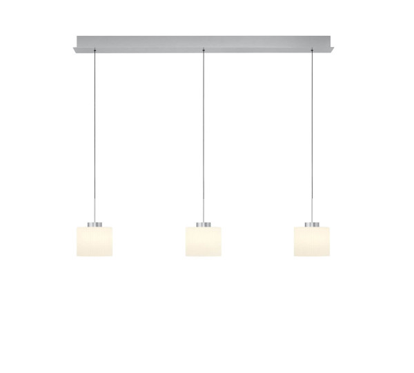 Hell Elli LED Pendelleuchte 3-fach Warmweiß Dimmbar 60-180cm >90Ra Alu 20724/3-36