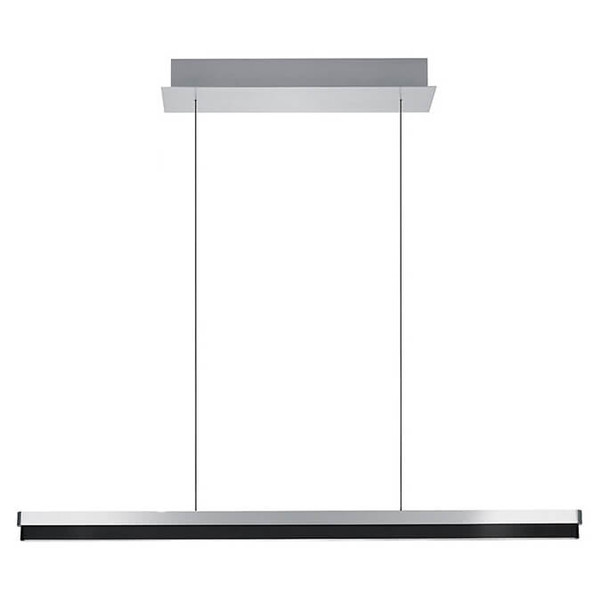 Hell LED Pendelleuchte Minou dimmbar 44W CCT steuerbare Lichtfarbe 3-stufig extrawarm- bis neutralweiss 90Ra Alu matt 100x13cm 20737/1-37