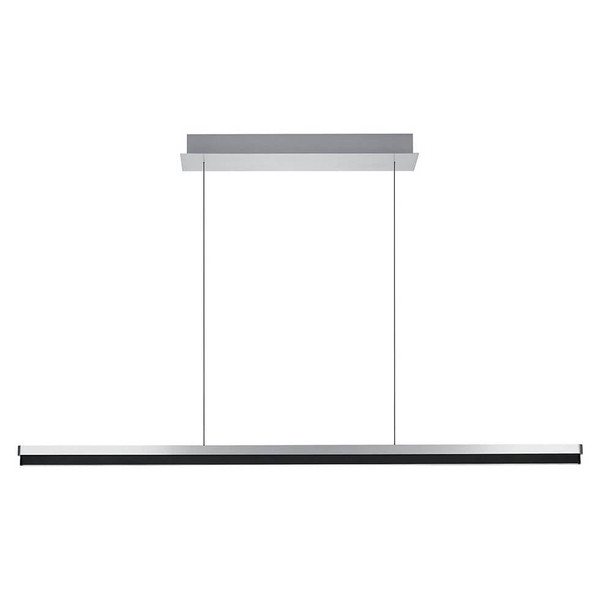 Hell LED Pendelleuchte Minou dimmbar 48W CCT steuerbare Lichtfarbe 3-stufig extrawarm- bis neutralweiss 90Ra Alu matt 130x13cm 20738/1-37