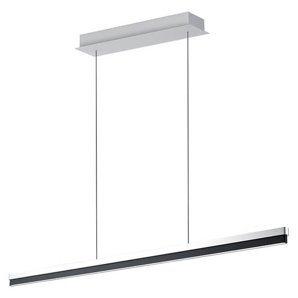 Hell LED Pendelleuchte Minou dimmbar 48W CCT steuerbare Lichtfarbe 3-stufig extrawarm- bis neutralweiss 90Ra Alu matt 130x13cm 20738/1-37