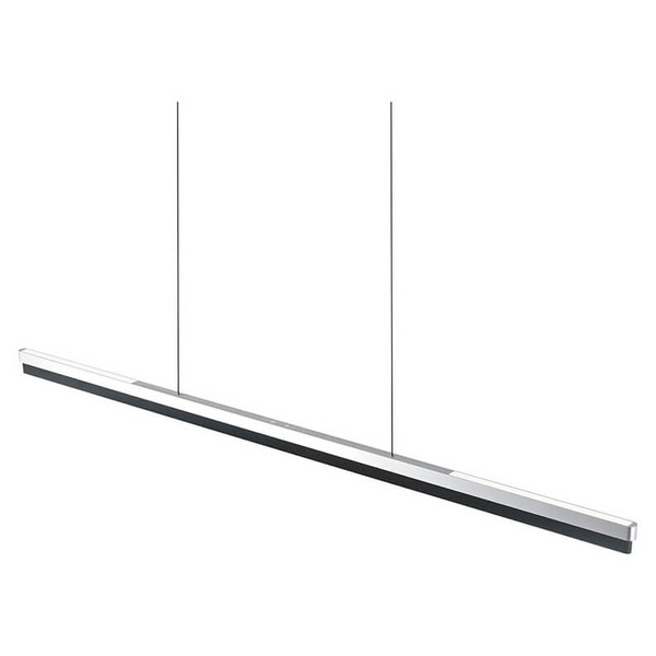 Hell LED Pendelleuchte Minou dimmbar 48W CCT steuerbare Lichtfarbe 3-stufig extrawarm- bis neutralweiss 90Ra Alu matt 130x13cm 20738/1-37