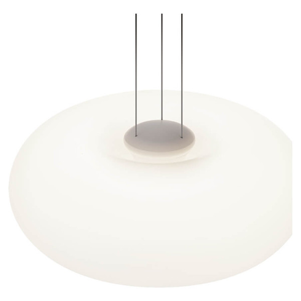 Hell LED Pendelleuchte Siena dimmbar 54W CCT steuerbare Lichtfarbe stufenlos extrawarm- bis tageslichtweiss 90Ra B-Link Weiß Opalglas 110x36cm 20755/2-07