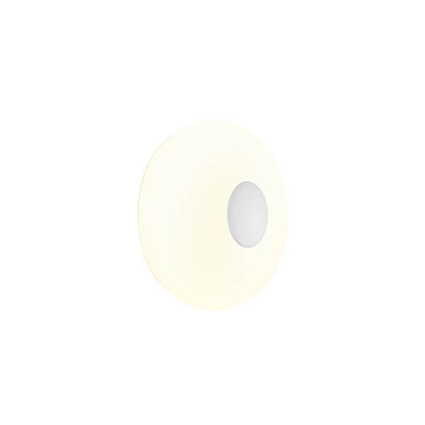 Hell LED Wandleuchte Siena dimmbar 11,5W Dim to Warm extrawarm- bis warmweiss 90Ra Weiß Opalglas Ø20cm 40321/1-07