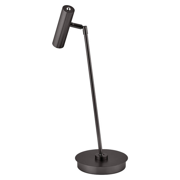 Hell LED Tischleuchte Tom dimmbar 6W warmweiss Bronze 50cm 50352/1-15