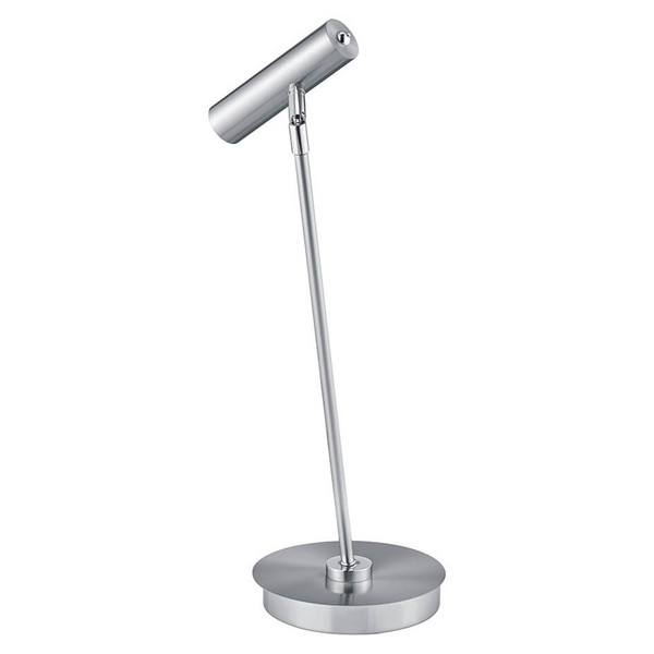 Hell LED Tischleuchte Tom dimmbar 6W warmweiss Nickel matt 50cm 50352/1-92
