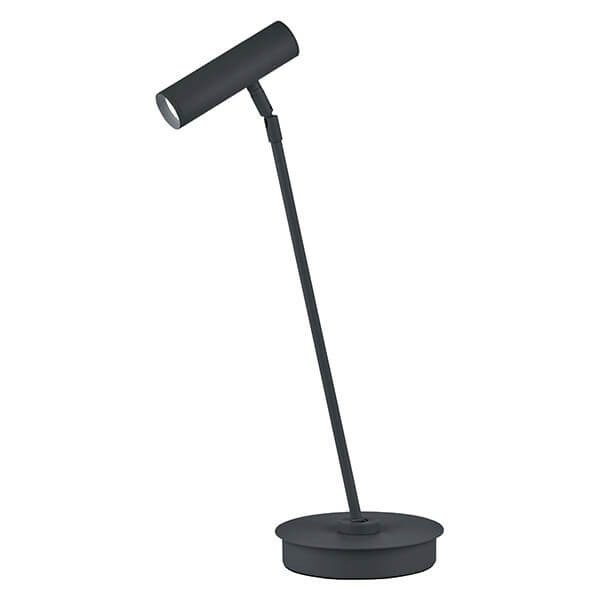 Hell LED Tischleuchte Tom Pro dimmbar 7,5W CCT steuerbare Lichtfarbe 3-stufig extrawarm- bis neutralweiss 90Ra Schwarz 50cm 50441/1-06