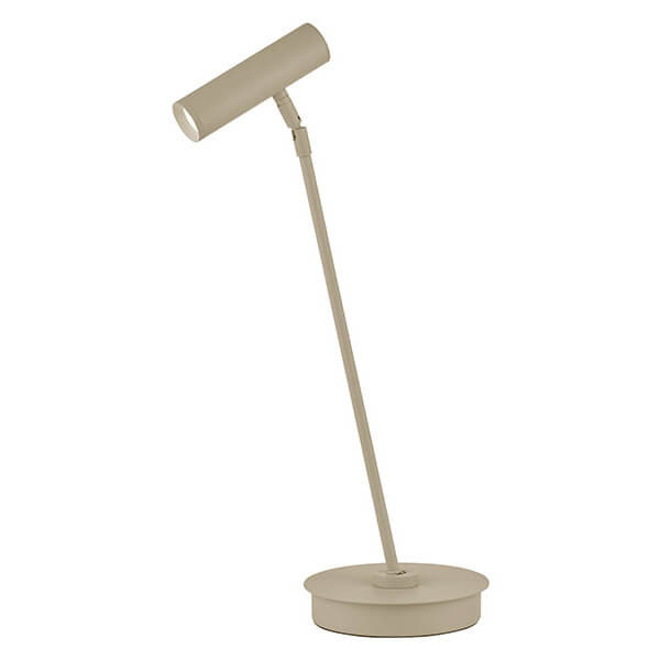 Hell LED Tischleuchte Tom Pro dimmbar 7,5W CCT steuerbare Lichtfarbe 3-stufig extrawarm- bis neutralweiss 90Ra Sand 50cm 50441/1-13