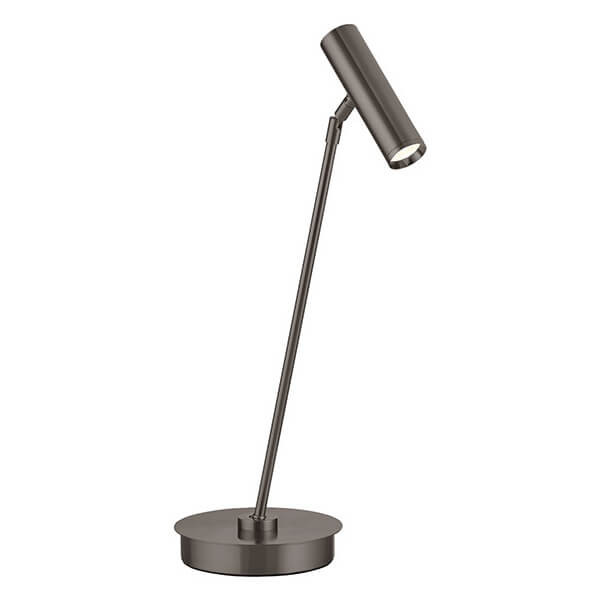 Hell LED Tischleuchte Tom Pro dimmbar 7,5W CCT steuerbare Lichtfarbe 3-stufig extrawarm- bis neutralweiss 90Ra Bronze 50cm 50441/1-15