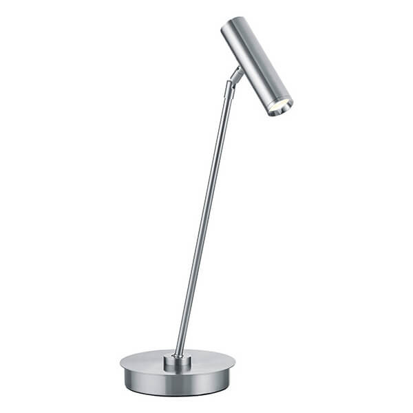 Hell LED Tischleuchte Tom Pro dimmbar 7,5W CCT steuerbare Lichtfarbe 3-stufig extrawarm- bis neutralweiss 90Ra Nickel matt 50cm 50441/1-92