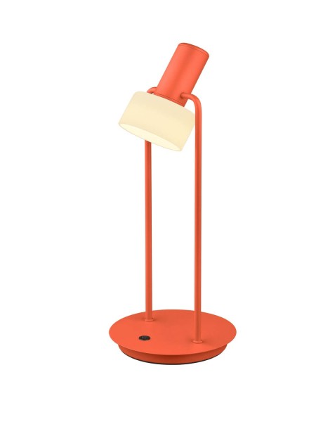 Hell Banji LED Tischleuchte 3-fach Warmweiss Dimmbar 37cm getrennt schaltbar Peach 50446/1-24