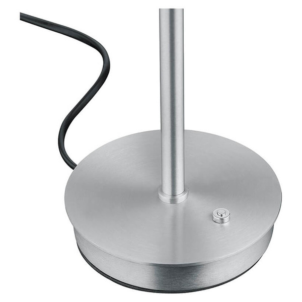 Hell LED Tischleuchte Abby dimmbar 6W warmweiss 90Ra Alu Opalglas 34cm 50450/1-36