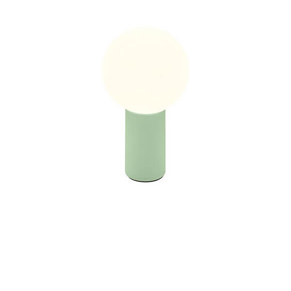 Hell LED Akku-Tischleuchte Tiny dimmbar 1,8W CCT steuerbare Lichtfarbe 2-stufig extrawarm- bis warmweiss 90Ra IP54 Mintgrün 18cm 50460/1-57
