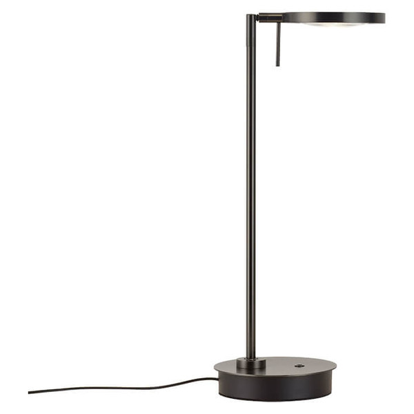 Hell LED Tischleuchte Stance dimmbar 12W CCT steuerbare Lichtfarbe 3-stufig extrawarm- bis neutralweiss 90Ra Bronze 50cm 50476/1-15