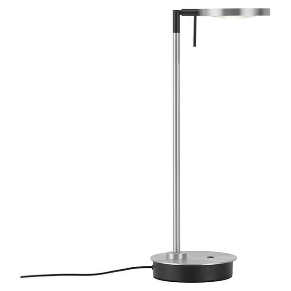 Hell LED Tischleuchte Stance dimmbar 12W CCT steuerbare Lichtfarbe 3-stufig extrawarm- bis neutralweiss 90Ra Alu matt 50cm 50476/1-37