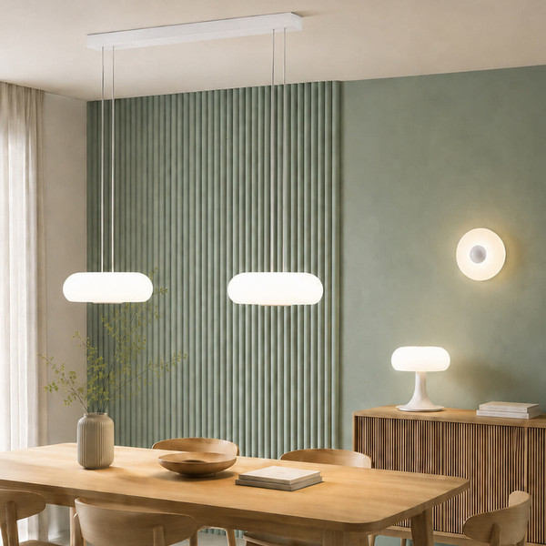 Hell LED Tischleuchte Siena dimmbar 11,5W Dim to Warm extrawarm- bis warmweiss 90Ra Weiß Opalglas 19cm 50478/1-07