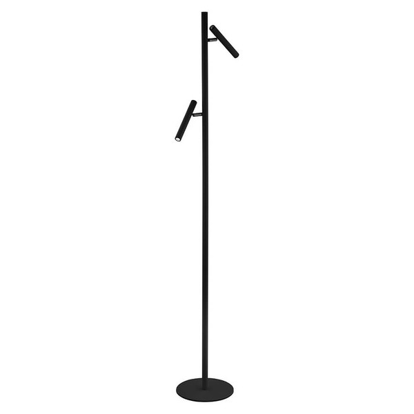 Hell LED Stehleuchte Streak dimmbar 9W warmweiss 93Ra Schwarz 163cm 60534/2-06