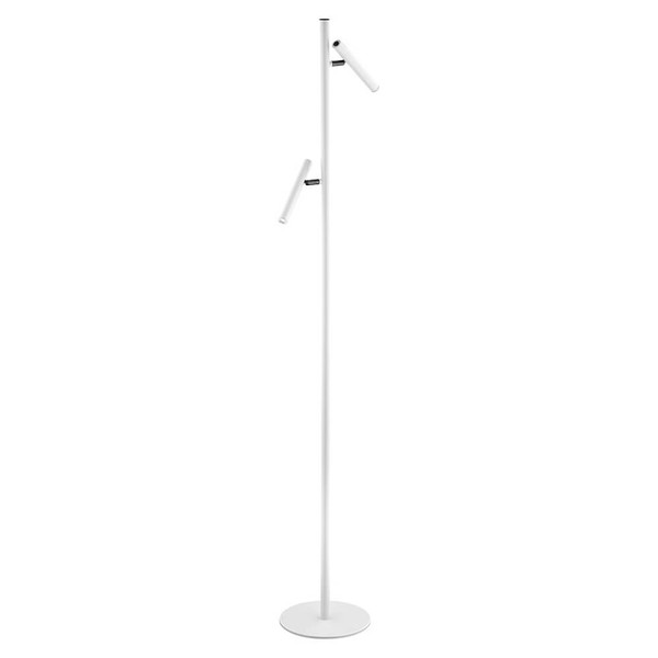 Hell LED Stehleuchte Streak dimmbar 9W warmweiss 93Ra Weiß 163cm 60534/2-07