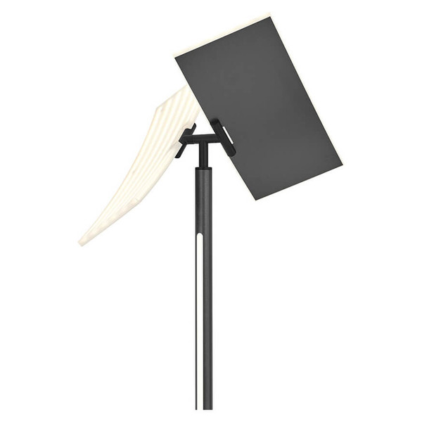 Hell LED Stehleuchte Twice dimmbar 56W CCT steuerbare Lichtfarbe stufenlos extrawarm- bis tageslichtweiss 90Ra Anthrazit matt 185cm 60568/1-39