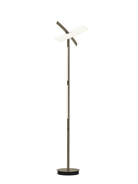 Hell Twice LED Stehleuchte steuerbare Lichtfarbe Dimmbar 38cm CCT >90Ra Bronze 60568/1-15