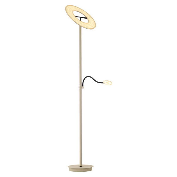 Hell LED Stehleuchte Monza X dimmbar 41W warmweiss 90Ra Sand 180cm 60573/2-13