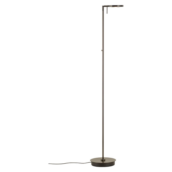Hell LED Stehleuchte Stance dimmbar 12W CCT steuerbare Lichtfarbe 3-stufig extrawarm- bis neutralweiss 90Ra Bronze 135cm 60589/1-15