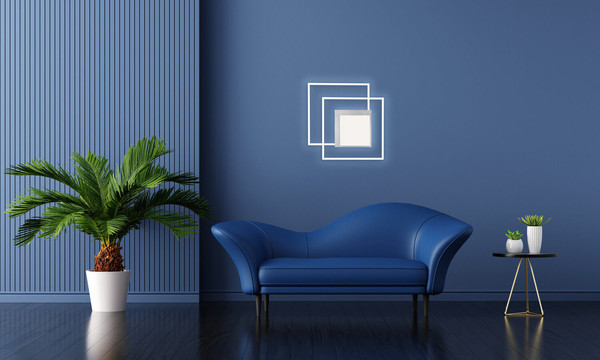 Hell Karo LED Deckenleuchte steuerbare Lichtfarbe Dimmbar CCT 90Ra Alu 70622/1-37