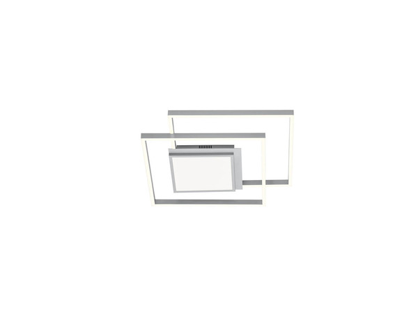 Hell Karo LED Deckenleuchte steuerbare Lichtfarbe Dimmbar CCT 90Ra Alu 70622/1-37