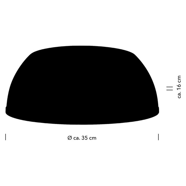 Hell LED Deckenleuchte Hygge dimmbar 24W CCT steuerbare Lichtfarbe stufenlos extrawarm- bis tageslichtweiss 90Ra B-Link Weiß Ø35cm 70641/1-07