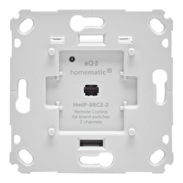 Homematic IP Wandtaster für Markenschalter - 2-fach HmIP-BRC2-2 161839A0