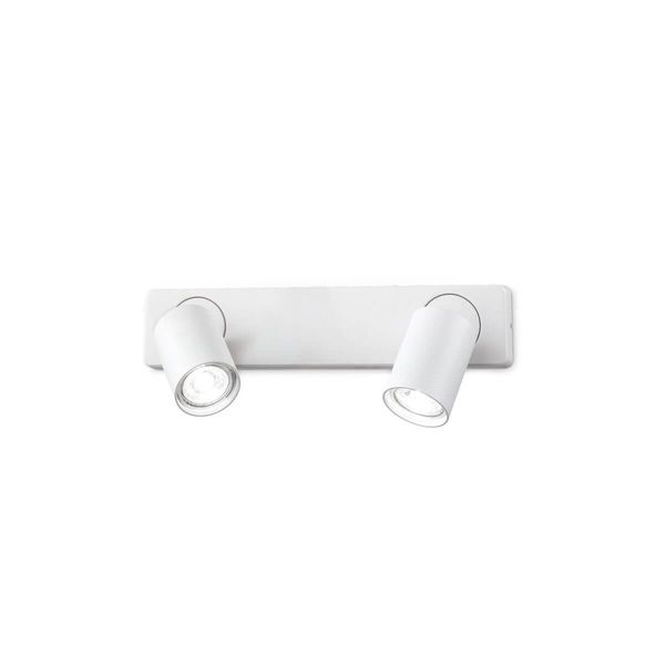 Ideal Lux RUDY GU10 Wandleuchte 2x dimmbar Weiss warmweiss 229041