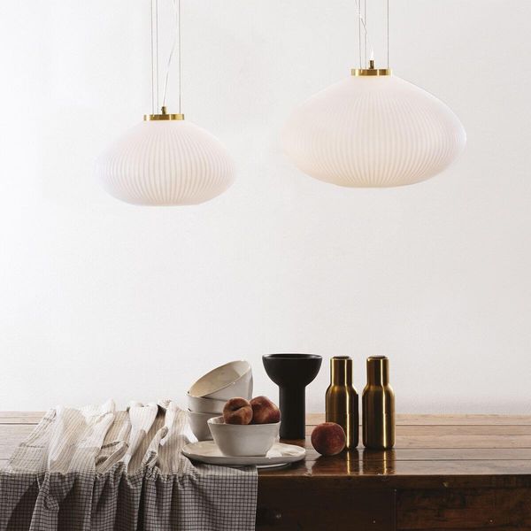 Ideal Lux PLISSE' Pendelleuchte E27 ⌀350mm dimmbar Messing 264547