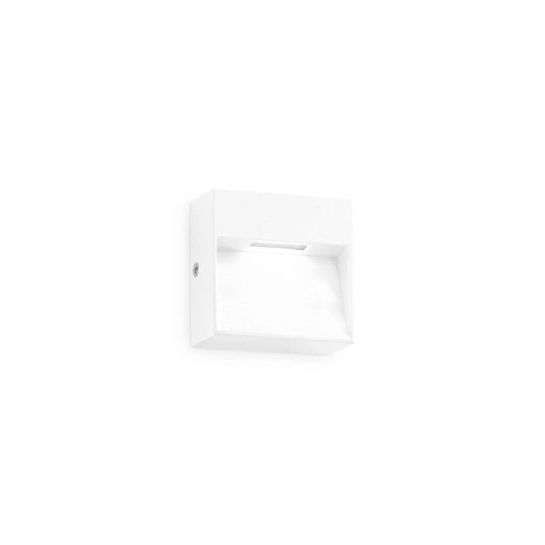 Ideal Lux DEDRA LED Wandleuchte 1,5W Weiss IP65 warmweiss 328638