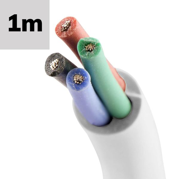 ISOLED Kabel RGB Meterware 4-polig 0.50mm2 SIHF Silikonmantel AWG20