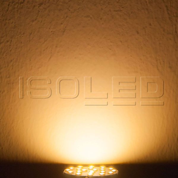 ISOLED G4 LED 21SMD, 3W, warmweiß, Pin seitlich