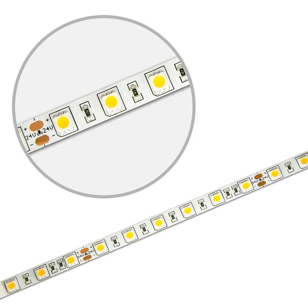 ISOLED LED SIL830 Flexband Streifen, 24V, 14,4W, IP20, warmweiß, 60 LED/m