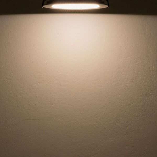 ISOLED LED Downlight LUNA 18W, indirektes Licht, weiß, warmweiß