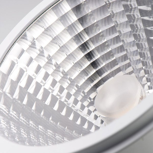 ISOLED AR111 20W, 25°, warmweiß, inkl. externem VG
