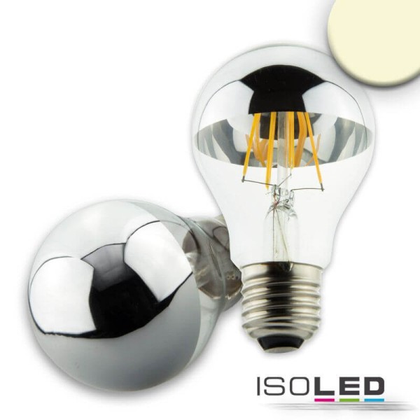 ISOLED E27 LED Spiegelkopf, 4W, klar, warmweiß