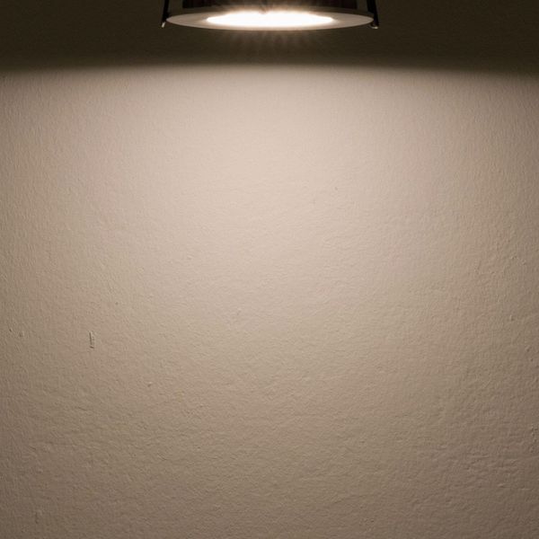 ISOLED LED Downlight LUNA 8W, indirektes Licht, weiß, warmweiß, dimmbar